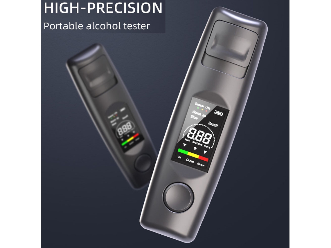 Detector Portátil De Algas Por Aliento Sin Contacto, Probador Electrónico Con Pantalla Lcd, Respuesta Rápida En 10 Segundos.