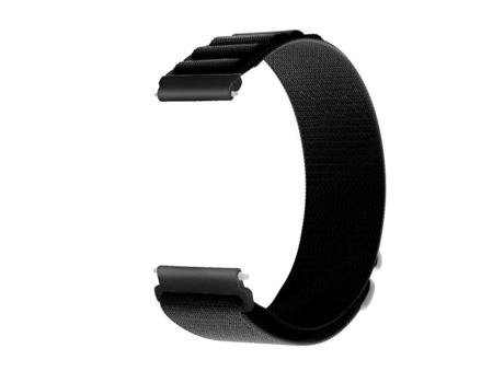 Correa de reloj inteligente para Huawei Watch GT2/GT3 Pro/GT Runner Correa de reloj de nailon universal de 22 mm (negro)