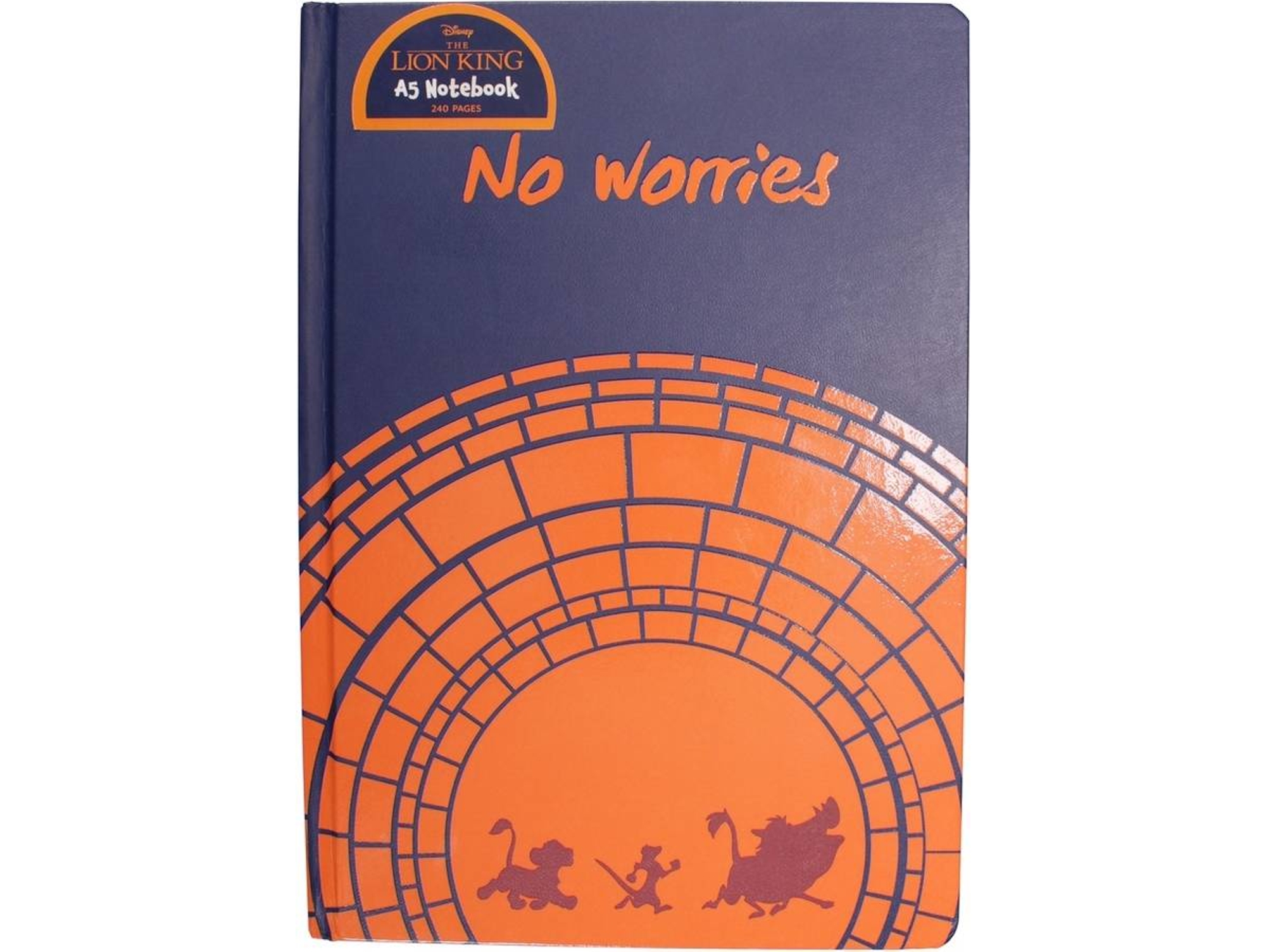 CADERNO A5 DISNEY THE LION KING NO WORRI