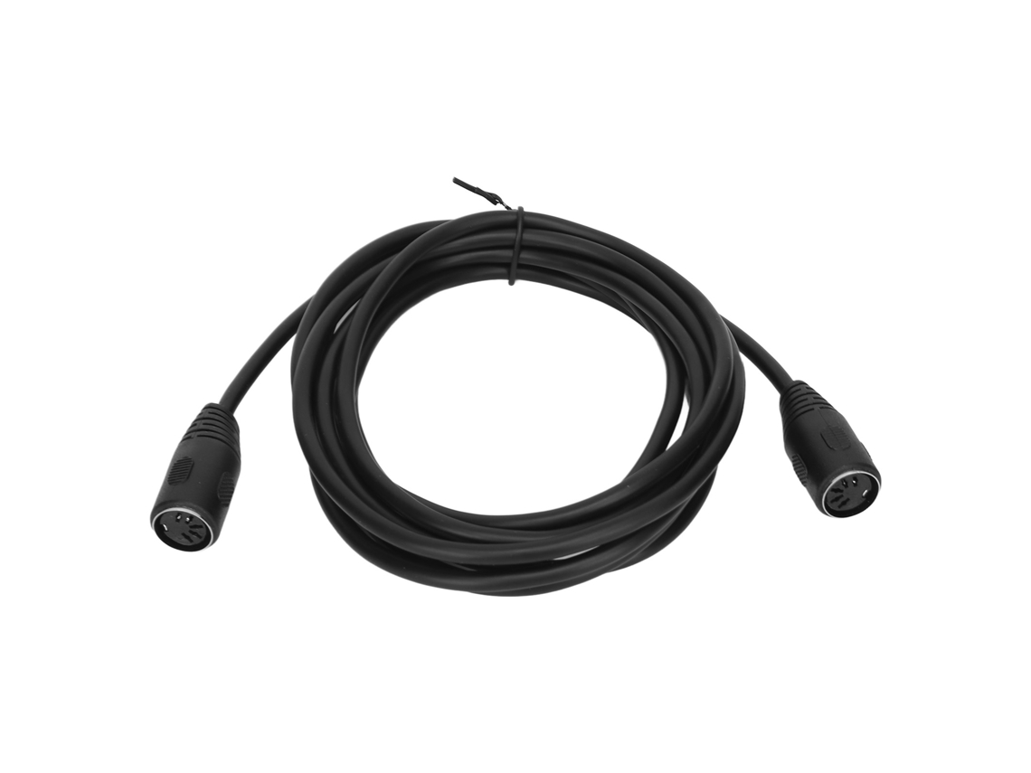 Adaptador De Din 5pin Fêmea Para Fêmea Com Cabo Flexível De 3m Pvc Para Equipamentos Av Plug And Play