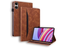 Funda ZRUXE para Xiaomi Redmi Pad Pro 12.1 Funda de Cuero para Tableta a Prueba de Golpes -Marrón