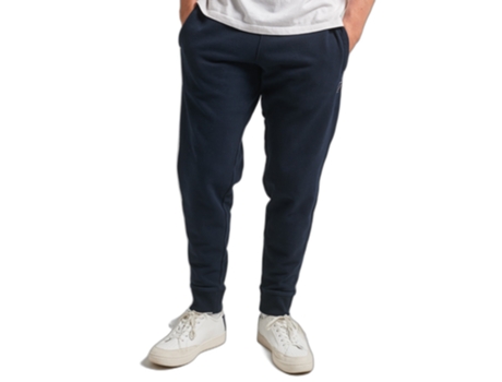 Pantalones de Chándal SUPERDRY (Hombre - Azul - L)