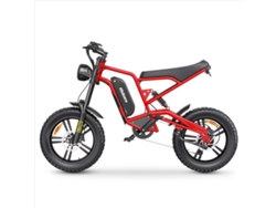 Bicicleta eléctrica Hidoes B6 para adultos, 1200 W, 20 pulgadas, todoterreno, con batería de 48 V y 15,6 Ah y suspensión total.