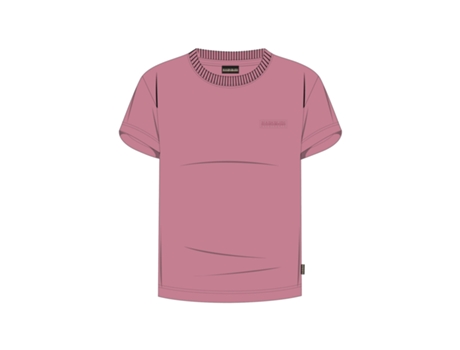 Camiseta de Mujer NAPAPIJRI Laato Rosa (M)