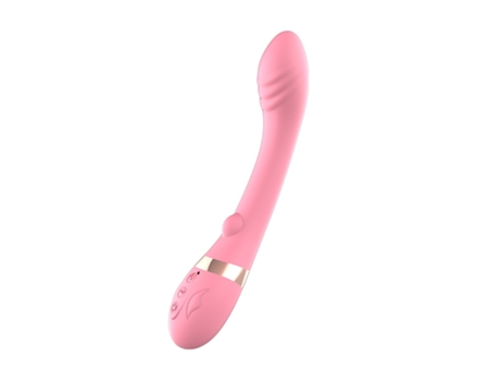 Vibrador de masaje de silicona calentable multifrecuencia para mujer (rosa) YIZHOOD