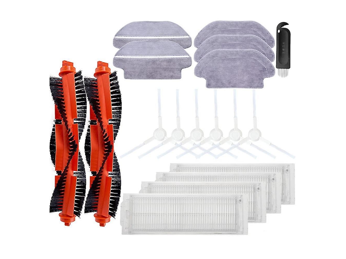 Filtro HEPA, cepillo lateral principal, paño de fregona, compatible con piezas Xiaomi Mijia LDS