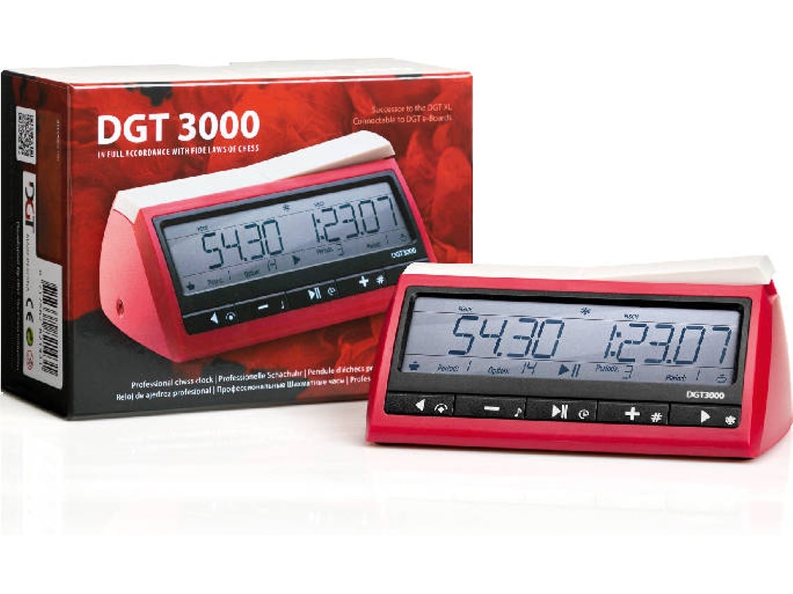 Reloj de Ajedrez DGT 3000 (Edad Mínima: 5 Años)