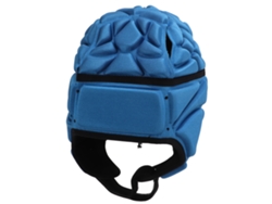 Casco De Fútbol Americano Eva Antiimpacto Con Forro De Terciopelo Ajustable Para Adultos - Azul