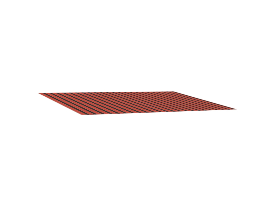 Vidaxl Tela De Repuesto Para Toldo Naranja Y Marrón 450 X 350 Cm