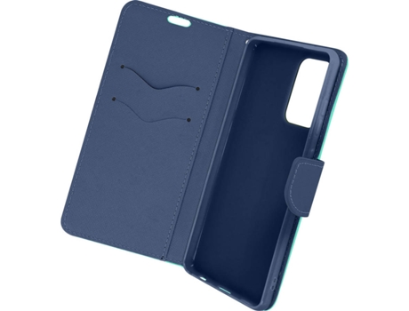 Carcasa y Soporte Samsung Galaxy A72 AVIZAR Cartera y Suporte Turquesa