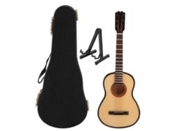 Dan26-modelo De Guitarra De Madera 1/6 Para Muñecas De 12 Pulgadas Accesorio Instrumento Musical 17cm