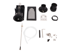 Hélice De Chorro De Agua De 40 Mm Para Barco De Control Remoto Con Hélice Interna Para Casco De 80-120 Cm, Color Negro.