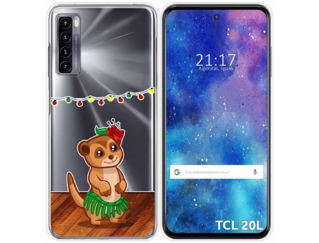 Carcasa TCL 20L / 20L+ TUMUNDOSMARTPHONE Dibujos Transparente Multicolor
