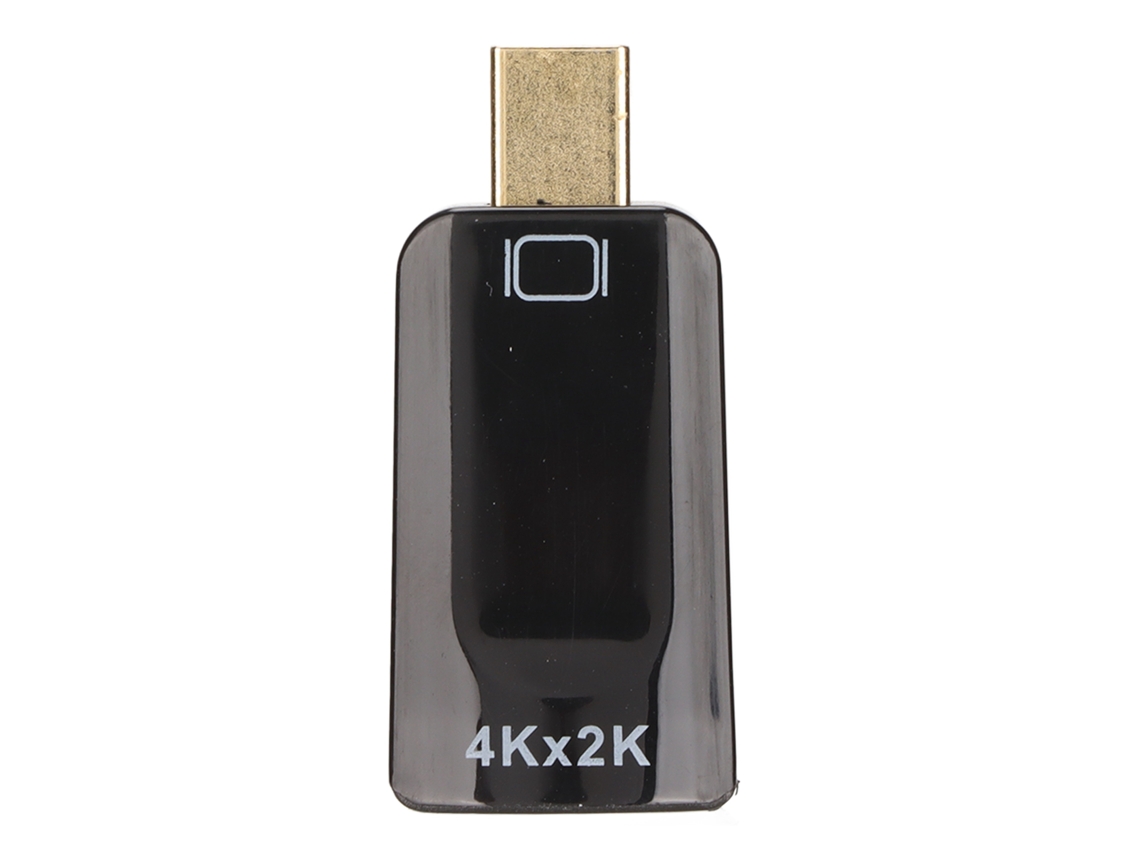 Adaptador De Interfaz Multimedia Mini Dp A Hd, Convertidor De Señal 4kx2k 4k30hz Para Monitor De Computadora, Negro