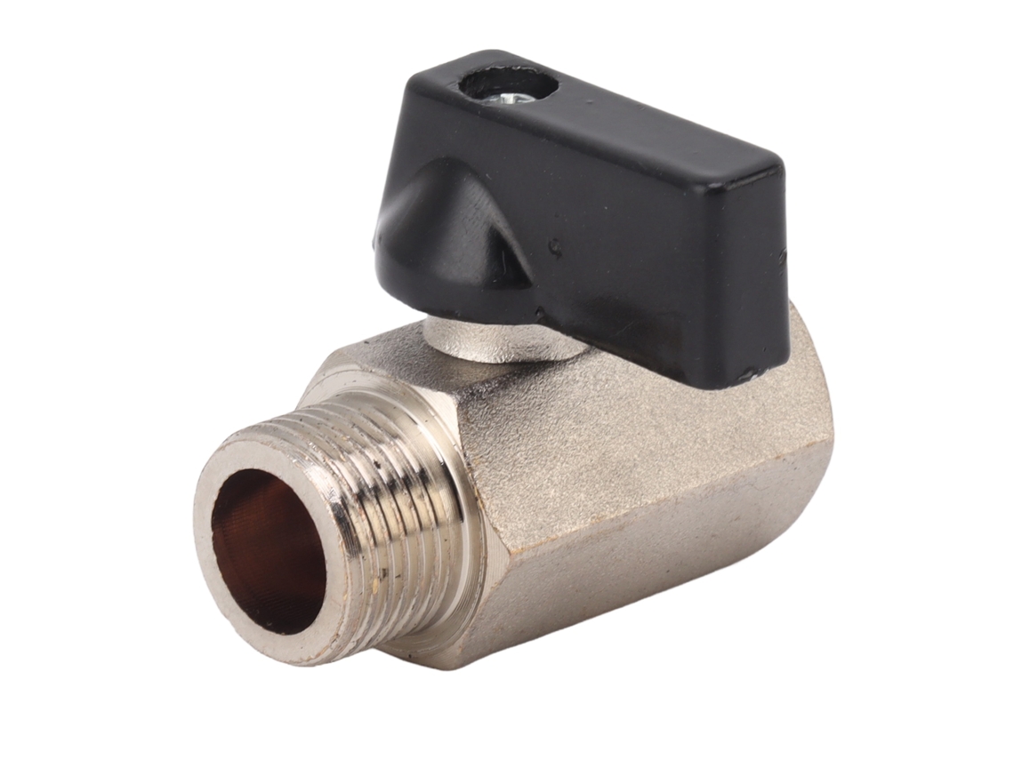 Válvula De Bola De Gas De Latón Con Rosca Macho/hembra De 3/8" Para Agua Y Gas Combustible Domésticos.