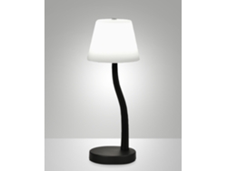 Lámpara De Mesa Led Ibla, 9w, 750lm, 3000k, Regulable Mediante Tacto, Estructura De Metal Y Cristal Soplado, Color Negro - Ibla