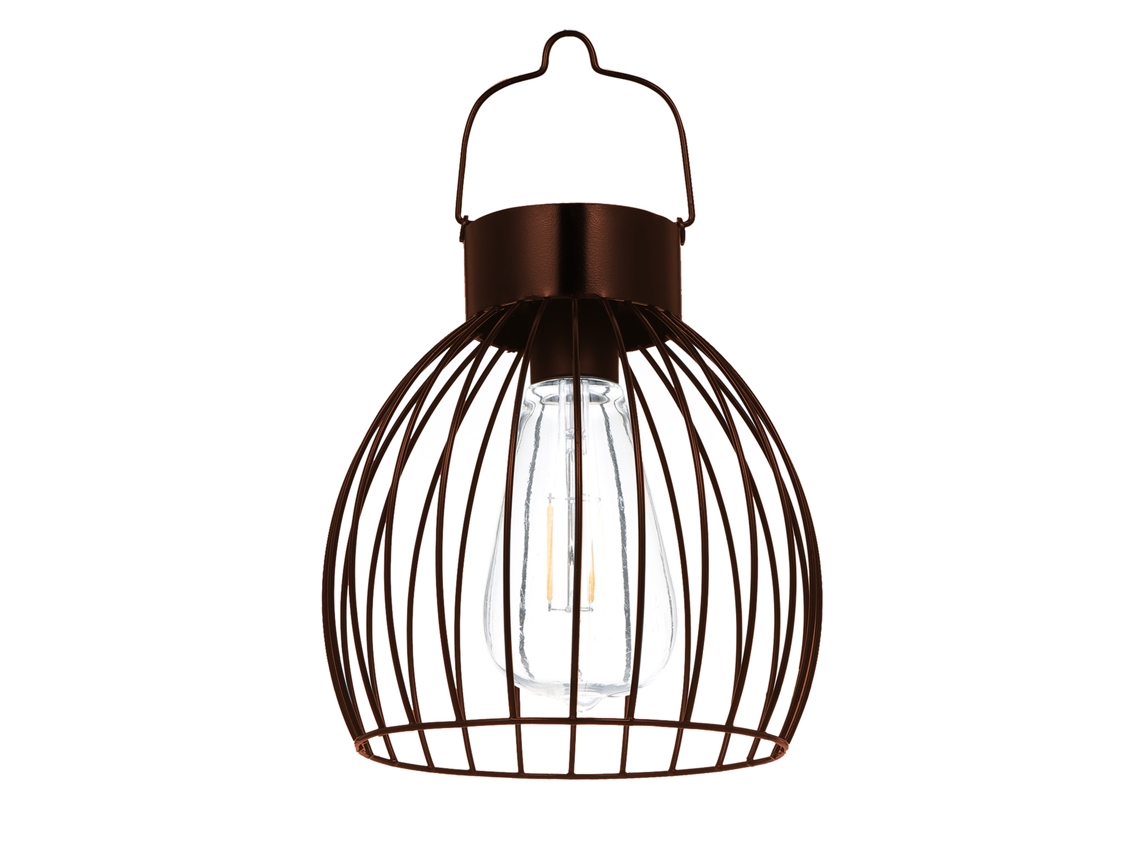Lámpara Solar Colgante Con Diseño De Jaula De Pájaros Y Control De Luz Sensible, Clasificación Ip65, Para Jardín Y Patio.