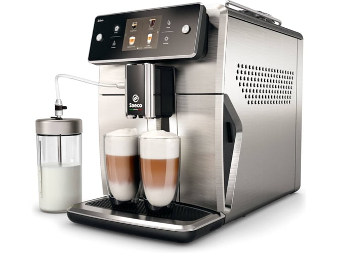 Saeco sm7580/00 Xelsis – Cafetera automática, pantalla LED con teclas de  marcación directa, hygie de Steam, 1.7 L, color negro - Tus mejores  cafeteras