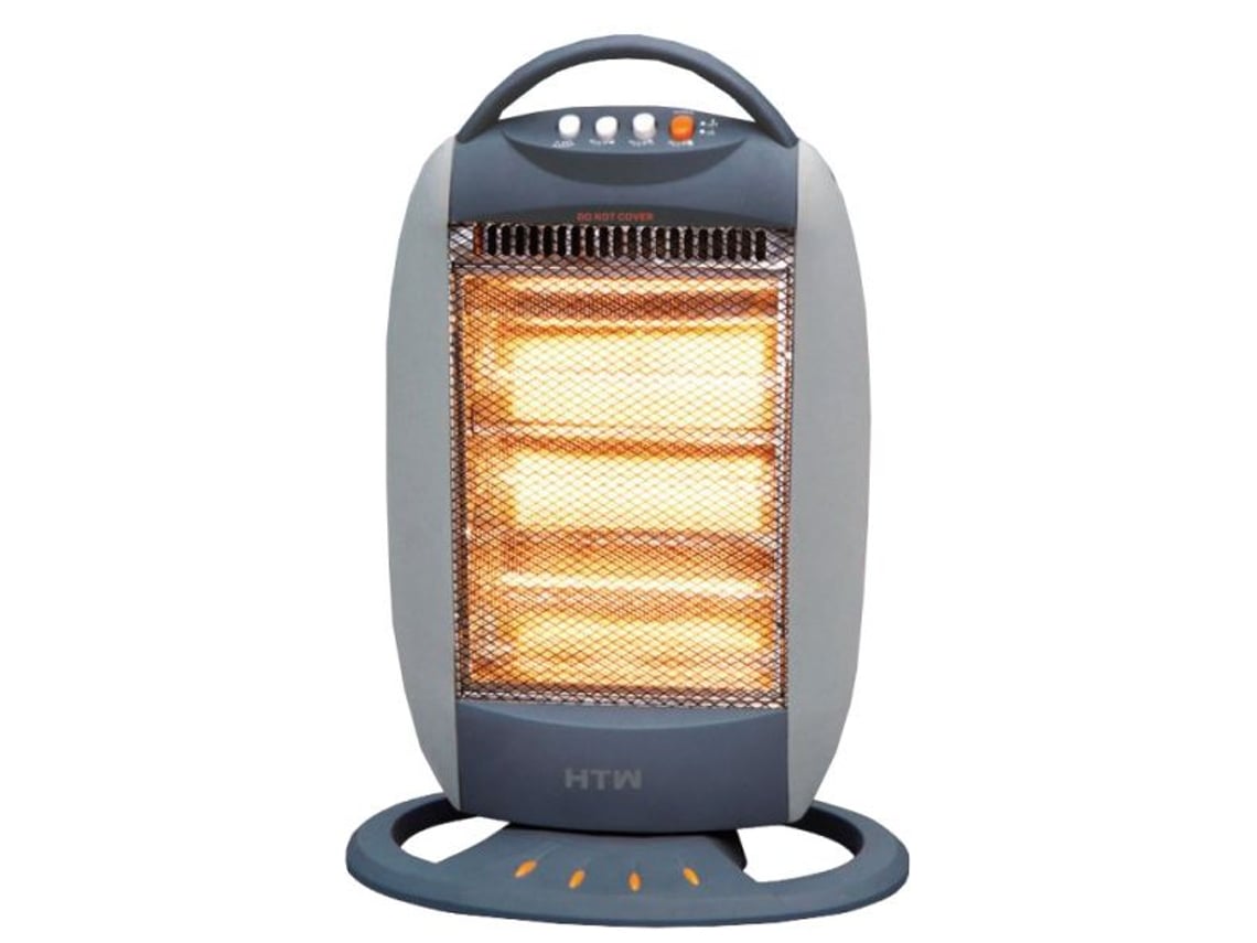 Calefactor halógeno de 1200 W (3 niveles de potencia)