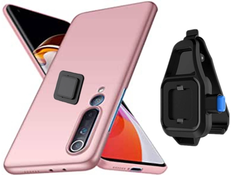 Funda Xiaomi Mi 10 Pro Turtleshell con Soporte de Cintura Rosa