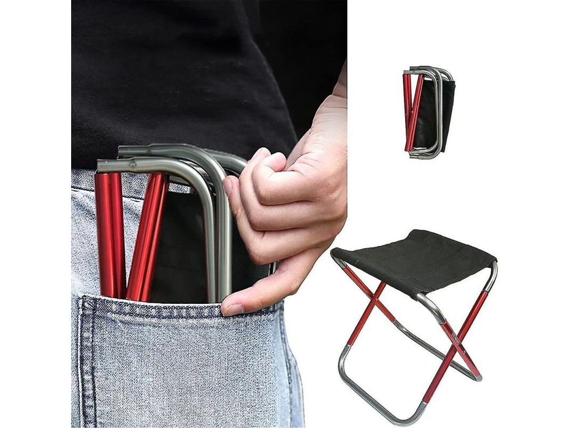 2026-silla Plegable Mini Para Camping, Silla Colapsable Ligera Outdoor, Asiento Duradero Para Excursionismo Y Picnic