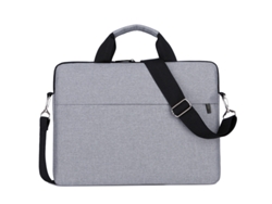 Bolso para portátil Yuysan, ultrafino, bandolera para reuniones de negocios, maletín de 15,6 pulgadas, color gris