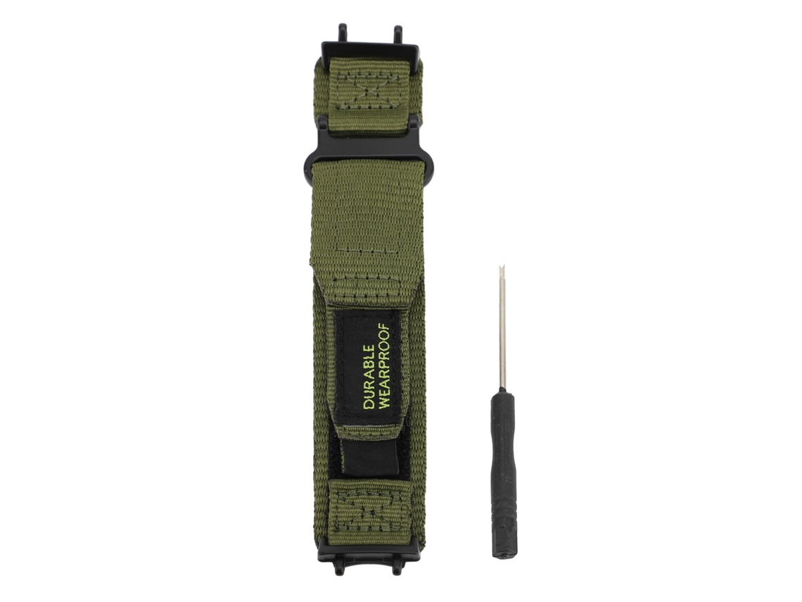 Correa de reloj ajustable de nailon transpirable