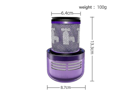 2 filtros Hepa lavables para Dyson V12 Detect Slim Absolute Clean