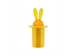Porta-hashis de resina termoplástica Coelho Amarelo 2026, 14 cm