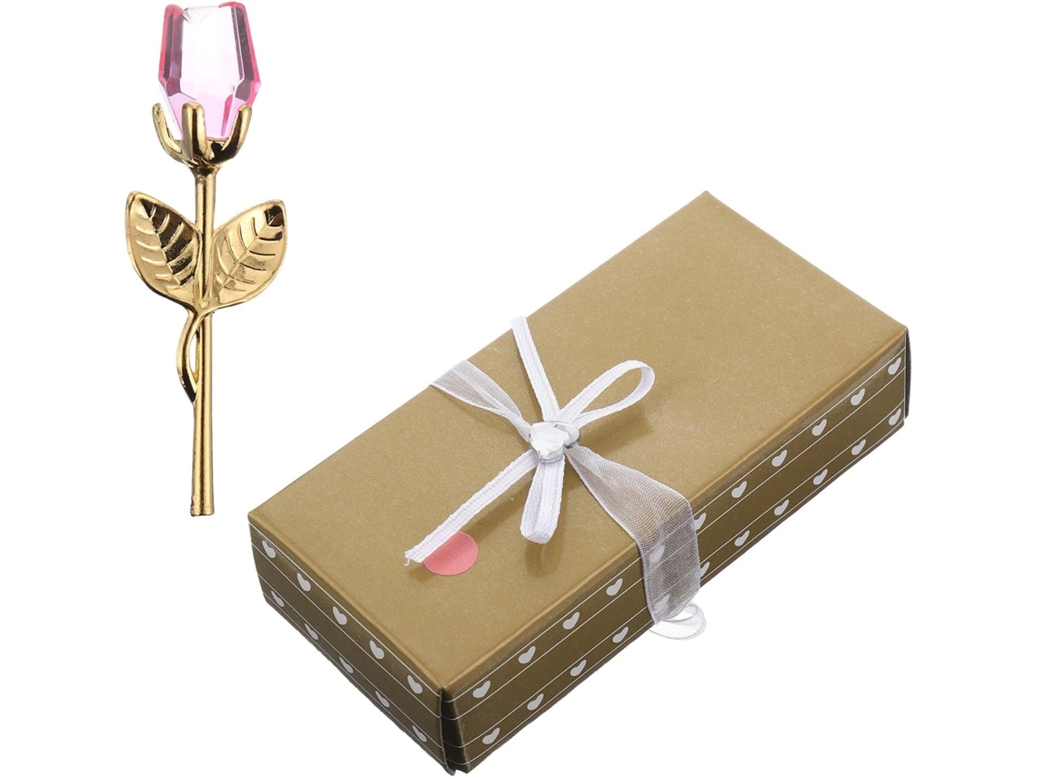 Adorno Cristal Decoración Oficina Hogar Efecto Refracción Luminosa Estilo Clásico Elegante Regalo Valentín