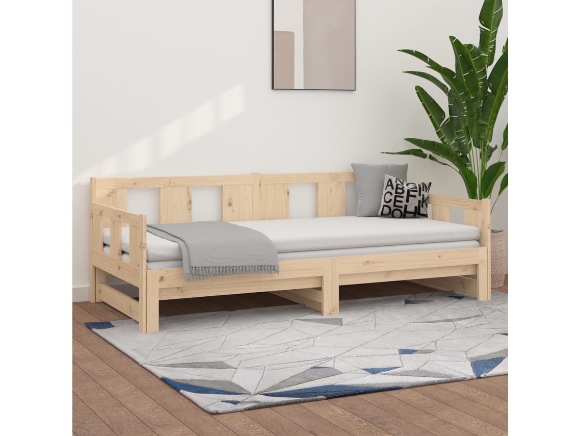 Sofá Cama Individual Adultos Extraíble Lovely Home Marrón (90x190)