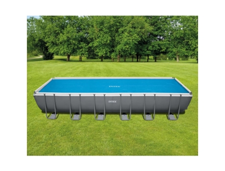 Cubierta de piscina solar polietileno azul 716x346 cm INTEX