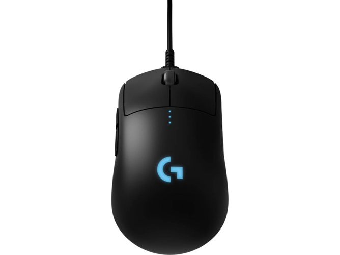 Ratón LOGITECH Pro (Inalámbrico - Óptico - 16000 dpi - Negro)