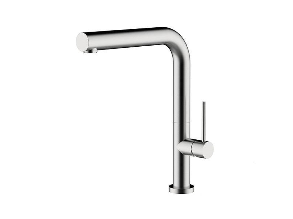 Grifo De Cocina Níquel Cepillado En Latón Pp006 Colección Erymanthe