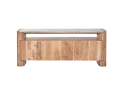 Mueble Tv Acacia Marmol 150x40x60cm