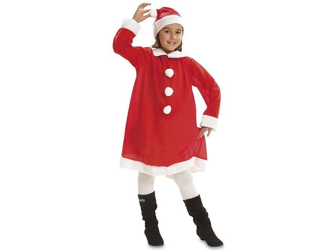 Disfraz de Niña Mama Noel (Tam: 10-12 anos)
