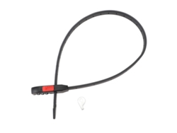 Vlrla-candado De Contraseña Para Bicicleta Compacto Antirrobo Cable Multifuncional Para Cascos Y Canastas