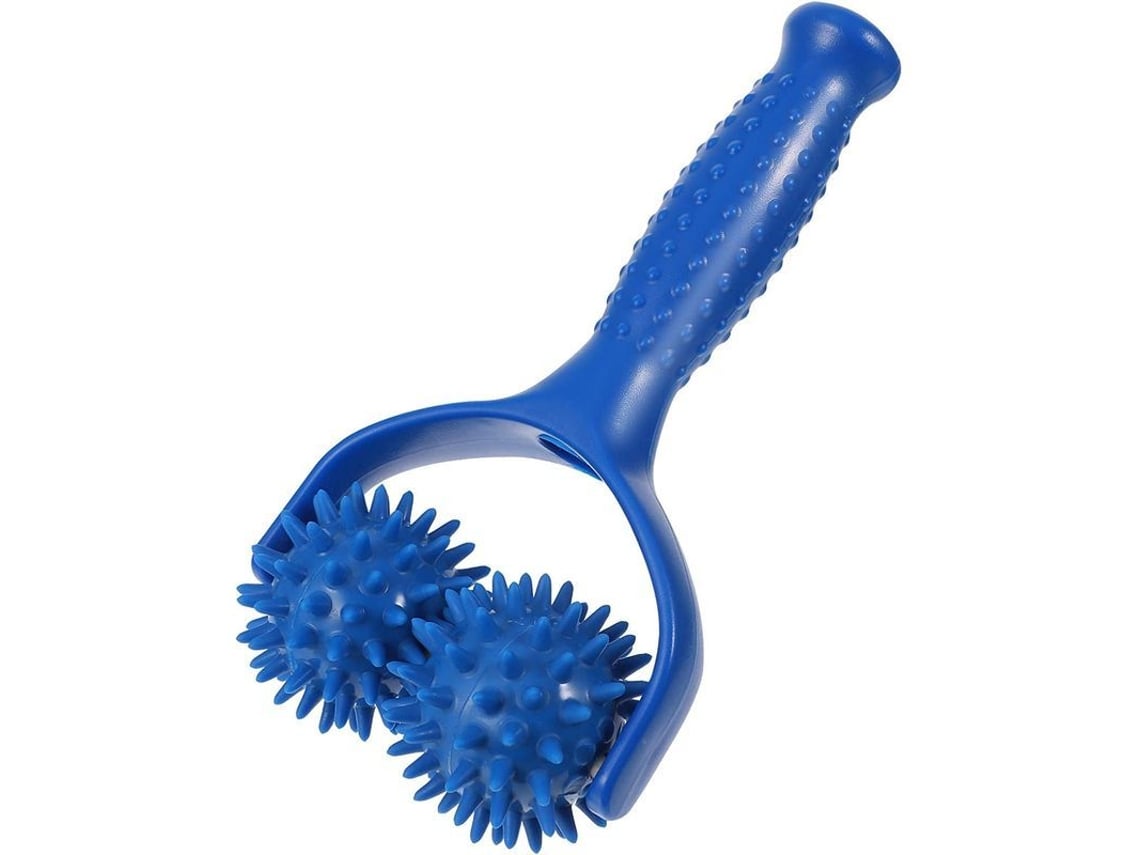 Rodillo De Masaje Manual De Espuma Para Espalda, Cuello, Brazos Y Piernas (azul)