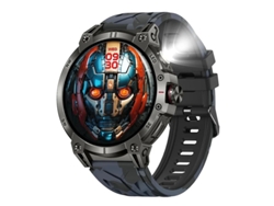 Smartwatch Kc89 760mah Brújula Linterna Deportes Al Aire Libre Yizhood (negro)