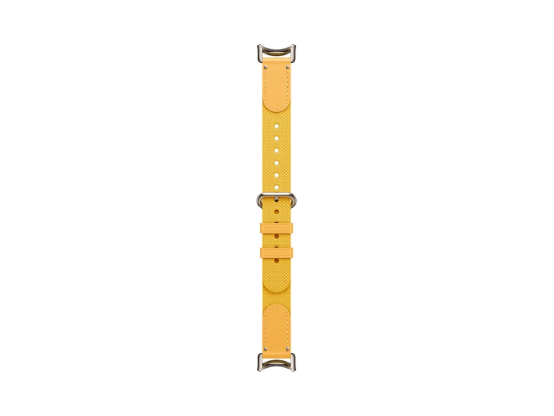 Pulsera trenzada Capasmart para Xiaomi Mi Band 8 amarilla