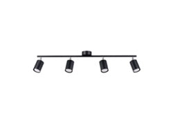 Sollux Sl.1168 Lemmi Lámpara De Techo Gu10 Negro