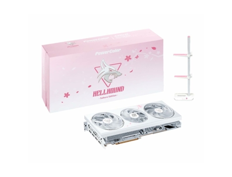 Tarjeta Gráfica POWERCOLOR RX7800XT 16G-L/OC/SAKURA LIMITE (GDDR6 - AMD RADEON RX 7800 XT)