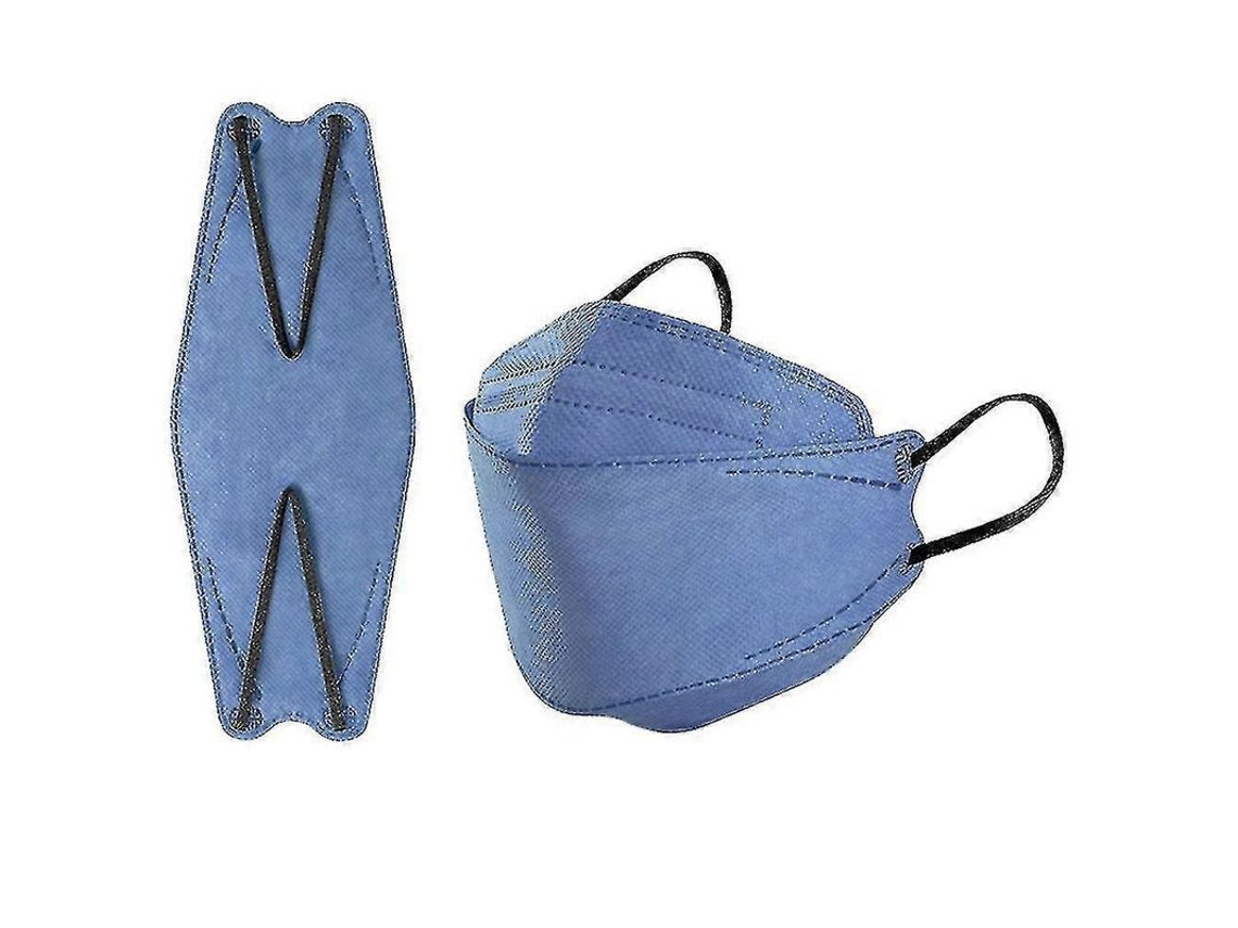 50 Mascarillas Protectoras Faciales Kn95 Para Adultos, Modelo Ffp2, De 4 Capas, Con Estampado De Peces (kf94)