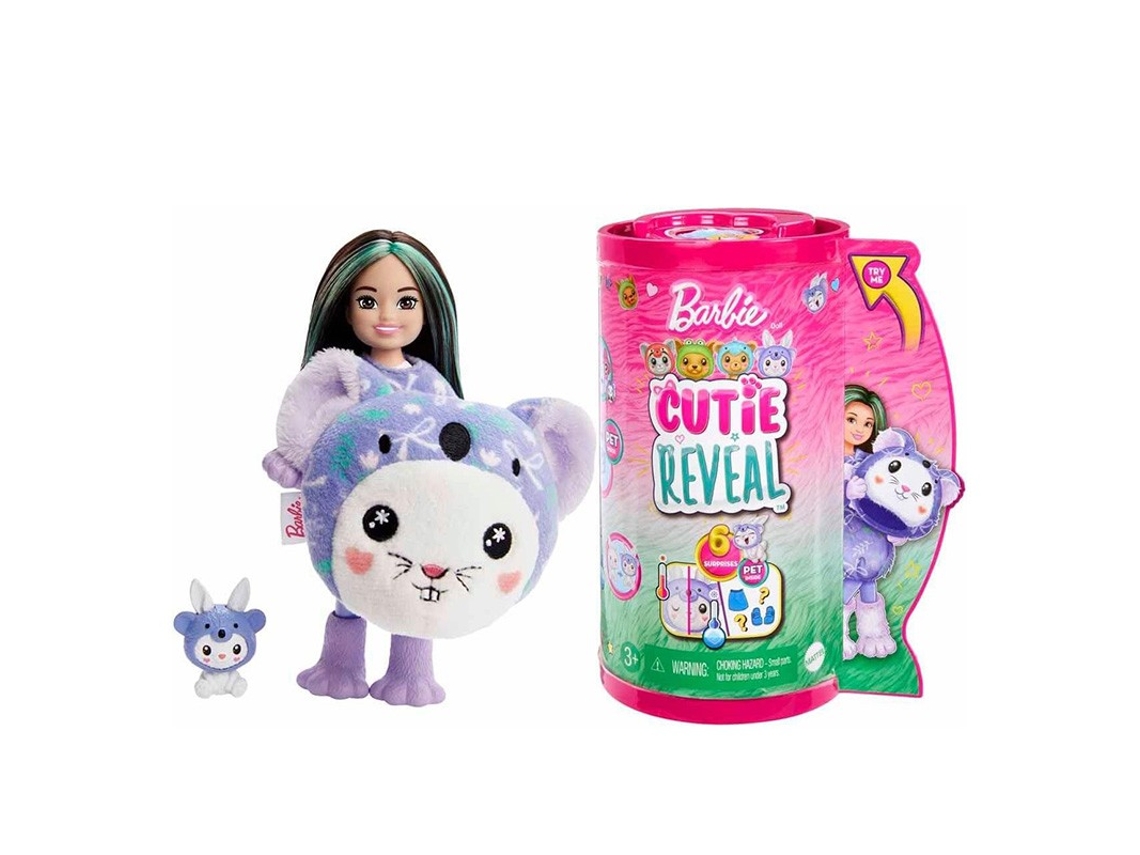 BARBIE Chelsea Cutie Reveal Serie Disfraces Muñeca Surtida