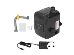 2026velora - Bomba de presión automática de 100 W y 24 V para agua, bomba de refuerzo silenciosa para baño y jardín.