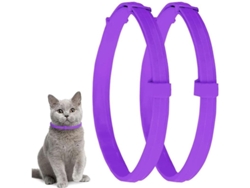 2026-collar Antipulgas Para Gatos 2 Pack 8 Meses Ipz Ecológico Impermeable