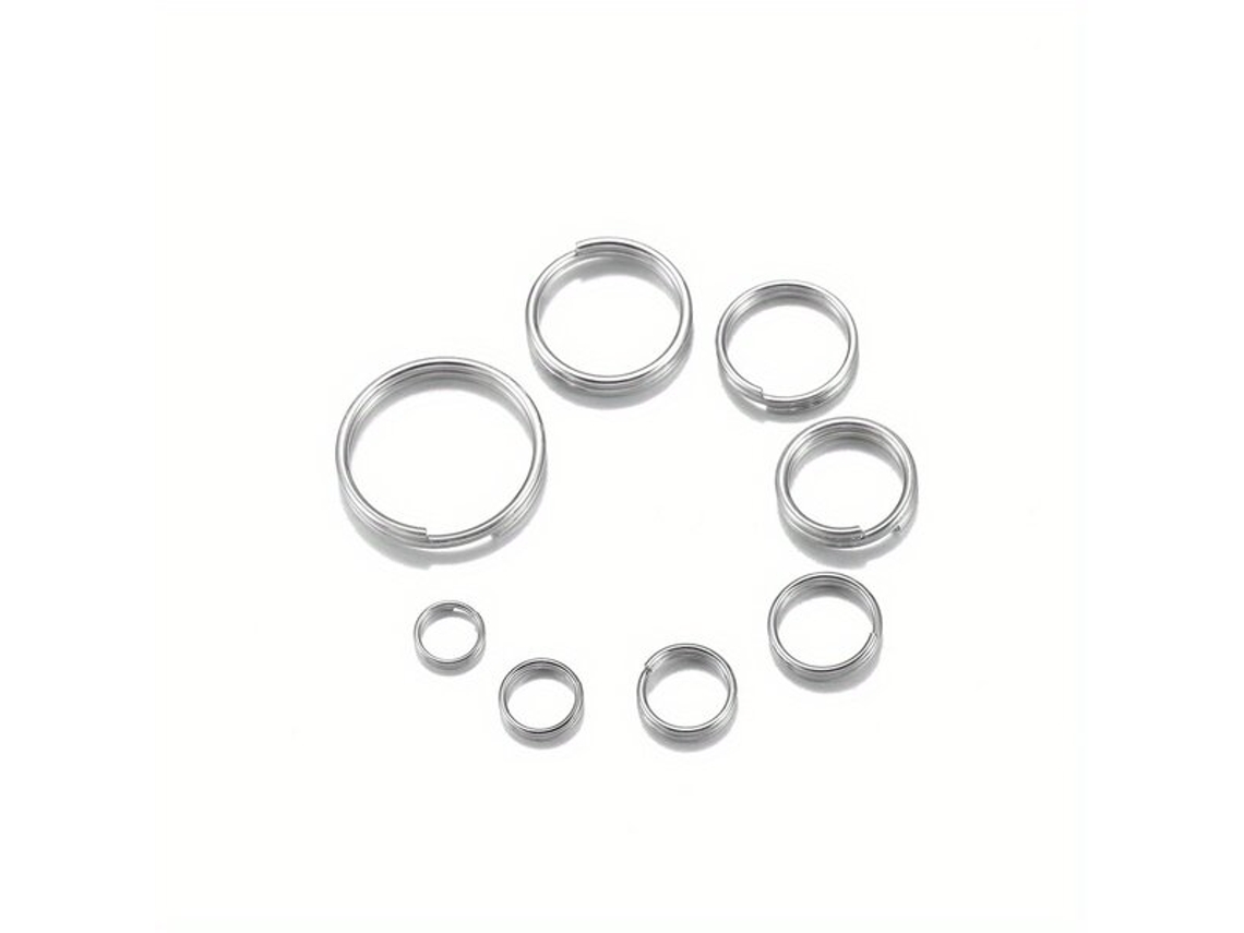 Anillos de acero para llaveros y joyas Pickifypunnyb Slo Slowmoose