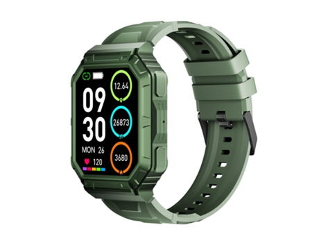 Smartwatch WS-5 con pantalla a color de 1,86'', soporta frecuencia cardíaca/presión arterial/oxígeno en sangre/monitor