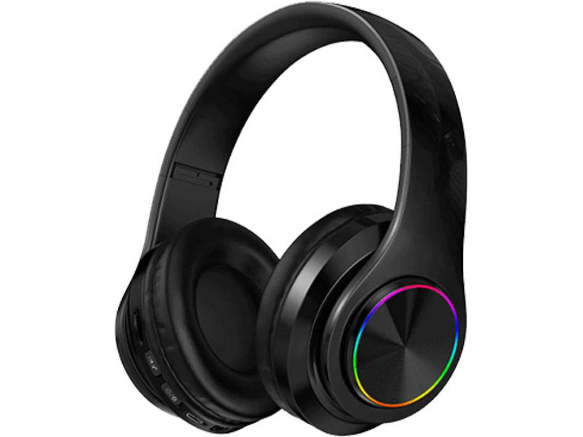 CUICH AV50 Auriculares Bluetooth (On Ear - MicroAuriculares - Cancelación de Ruido - Negro)