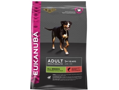 Pienso para Perros EUKANUBA (12 kg - Seco - Adulto - Sabor: Salmón)